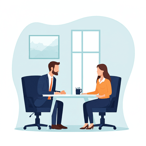 Client consultation illustration
